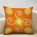 Axyaa Ethnic Style Linen Cushion Cover 45x45cm for Home Sofa Car Decoration