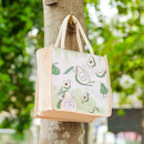 Axyaa Kawaii Cotton Lunch Bag for Men or Women: Portable, Thickened, Student-Friendly