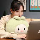 Axyaa Rabbit Warm Hands Cushion Napping Pillow for Winter Comfort