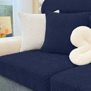 Axyaa Navy Stretch Sofa Covers for Loveseat Large Size - Washable & Fashionable
