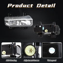 Axyaa LED Fog Lamps for Dodge Ram 2500 Front Bumper Headlights DRL 12V