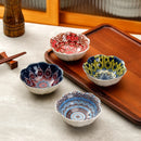 Axyaa Ceramic Condiment Dishes Set - Japanese-style Snack Dishes - Exquisite Dipping Sauce