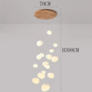 Axyaa Modern LED Staircase Chandeliers for Living Room Lighting