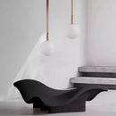 Axyaa Glass Ball Pendant Light for Bedroom, Study, and Dining Room