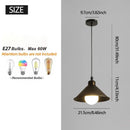 Axyaa Retro Industrial E27 Pendant Light for Restaurant Bar Kitchen Bedroom Corridor
