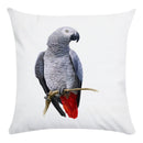 Axyaa Parrot Bird Decorative Throw Pillow Cover - Colorful Polyester Sofa Pillow Cover