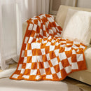 Axyaa Nordic Velvet Checkerboard Throw Blanket 150x200cm