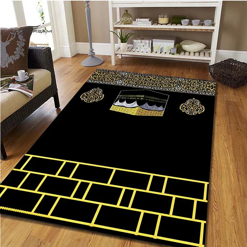 Axyaa Muslim Prayer Non-slip Carpet Room Mat for Kitchen Bathroom Floor
