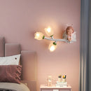 Axyaa Flower LED Wall Lamp for Kids' Room, Bedroom, Hallway - Decorative Night Light