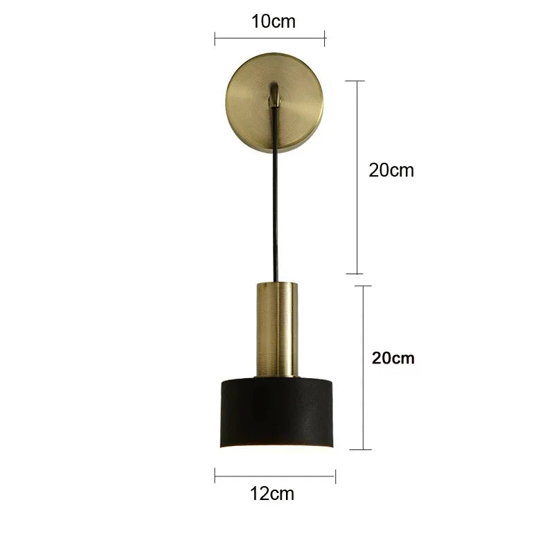 Nordic Wall Lamp Bedroom Bedside Sconce Axyaa Lighting