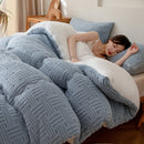 Axyaa Queen Warmth Fleece Weighted Blanket for Winter