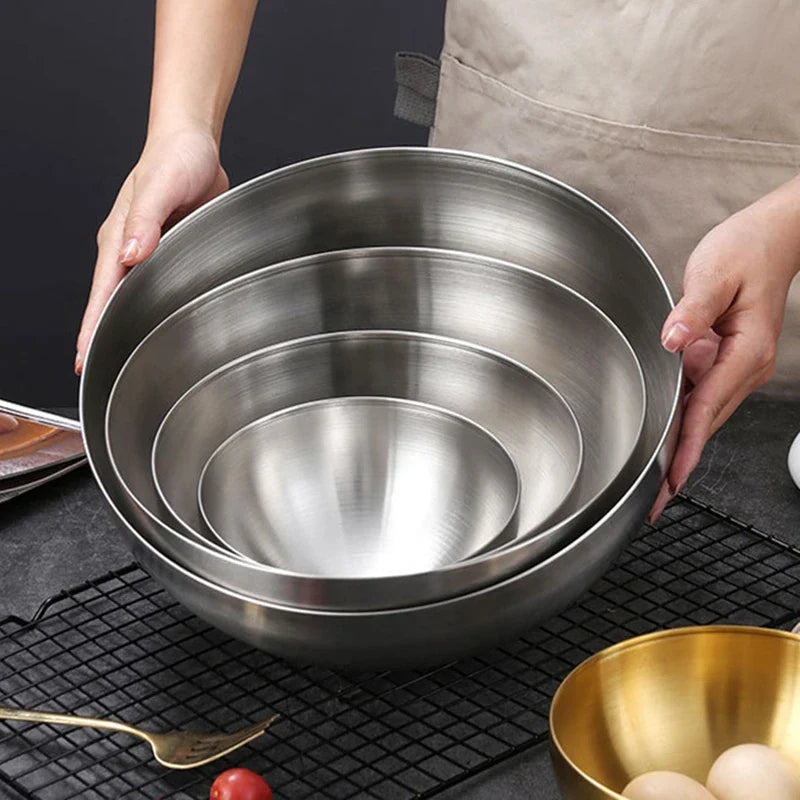 Axyaa Stainless Steel Ramen Bowl - Stylish Kitchen Tableware and Utensil