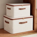 Axyaa Foldable Clothes Storage Box with Handle and Zipper