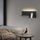 Axyaa Adjustable Angle Wall Lamp with USB/Wireless Charging for Study, Bedroom, Reading