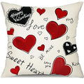 Axyaa Sweetheart Love Hug Pillowcase 45X45cm Home Sofa Décor Cover