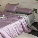Axyaa Mulberry Silk Comforter Cover - Solid Color Quilt Cover with Zipper Closure