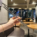 Axyaa Stainless Steel Hot Pot Chopsticks, 45cm Long Serving Chopsticks