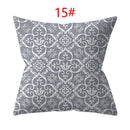 Axyaa 18" Sliver Grey Geometry Striped Pillowcase Home Decor Pillow Cover