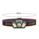 Axya Rechargeable LED Motion Sensor Headlamp: Super Bright, Waterproof, Head Flashlight