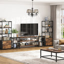 Axyaa 78" TV Stand for TVs up to 85", 3-Tier Media Console Table