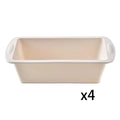 Axyaa Silicone Rectangular Candy Toast Mould 4Pcs - DIY Cake Baking Tools