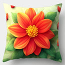 Axyaa Colorful Flower Sofa Pillowcase Set, 45x45cm