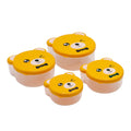 Axyaa Kids Bear Bento Box | Cute Cartoon Lunch Container | Microwave Safe Student Lunch Box