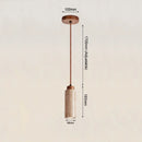 Axyaa Walnut Yellow Stone Pendant Light for Stylish Living Spaces
