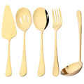 Axyaa 7-Piece Serving Utensils Cutlery Set for Buffet Catering Dinnerware