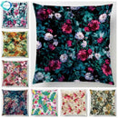 Axyaa Floral Polyester Cushion Cover - Stylish Home Decor Pillowcase