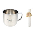Axyaa Kids Stainless Steel 300ML Drinking Cup with Handle