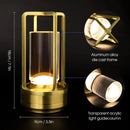 Axyaa Wireless LED Touch Sensor Table Lamp - Rechargeable Night Light for Home Decor