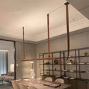 Axyaa BELT Pendant LED Lamp: Minimalist Leather Dining Room Light