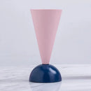 Axyaa Geometric Triangle Flower Vase Home Decoration Arrangement Accessories - Creative Metallic Finish