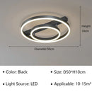 Axyaa Nordic Modern Ceiling Light Dimmable LED Fixtures for Home Decor