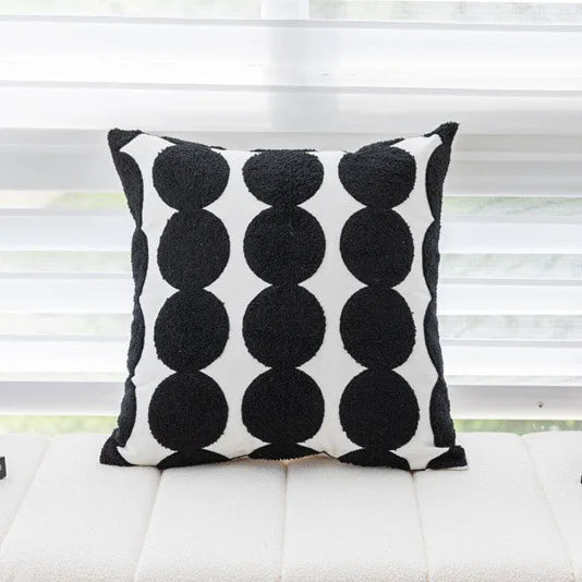 Axyaa Small Fresh Embroidered Pillow Cover for Home Sofa, Four Seasons Universal