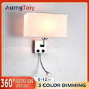 Axyaa Silver Metal Wall Sconce Spotlights with Switch – Modern Indoor Lighting Fixtures