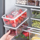 Axyaa Fridge Organizer Food Storage Containers Fresh Fruit Baskets Refrigerator Kitchen Organizer