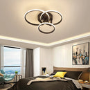 Axyaa Modern LED Circle Rings Chandelier for Living Room Bedroom Lighting