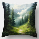 Axyaa Deep Mountain Morning 4pcs Sofa Pillow Case Set, 45x45cm, Home Decor