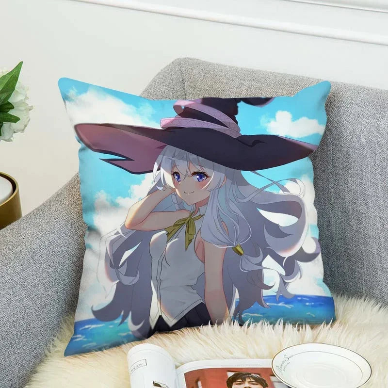 Axyaa Wandering Witch 40x40 Fall Pillow Cover - Home Decor & Cushion Cover