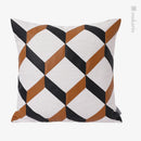 Axyaa Geometric Gray Cushion Cover 45x45cm Decorative Sofa Pillow Cotton Pillowcase