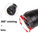 Axya Waterproof Tactical Flashlight with White, Red, Green, Yellow LEDs