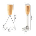 Axyaa Puree Juice Maker for Baby Food, Stainless Steel Crusher & Potato Masher