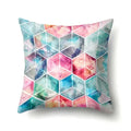 Axyaa Geometric Art Pillowcase Polyester Decorative Cushion Cover 45X45CM