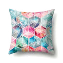 Axyaa Geometric Art Pillowcase Polyester Decorative Cushion Cover 45X45CM