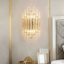 Axyaa Crystal Wall Lamp, Postmodern Light Luxury for Living Room, Bedroom, Staircase Lighting