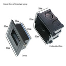 Axya Waterproof LED Step Stair Light: Outdoor Recessed Wall Lamp for Garden & Exterior