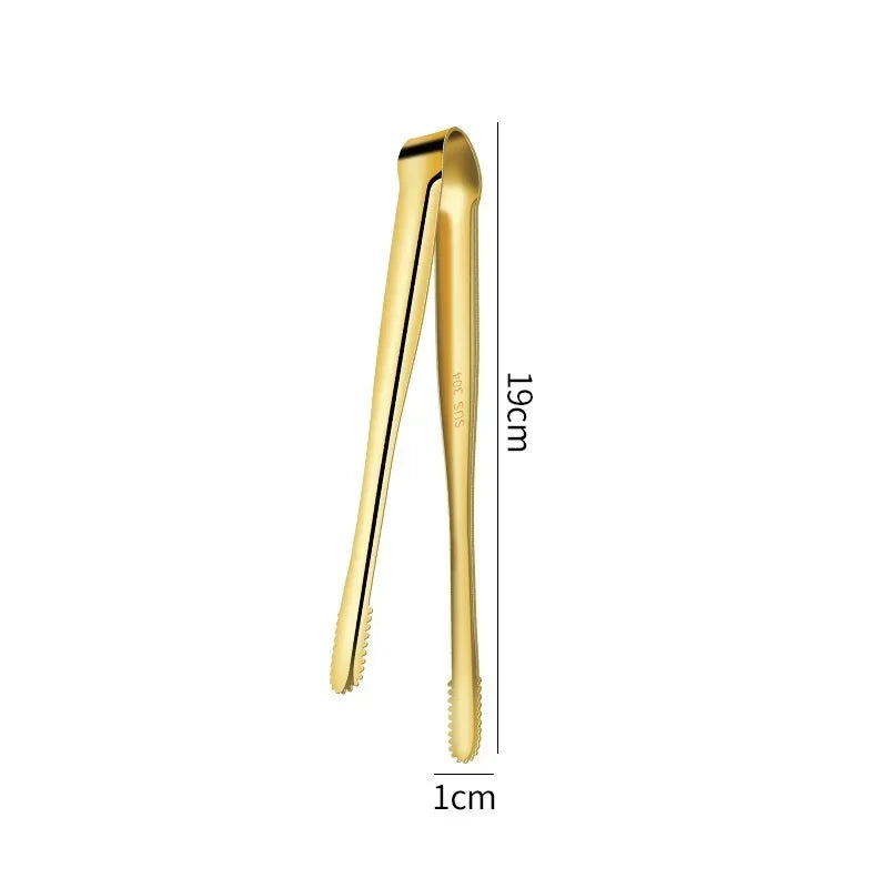 Stainless Steel Food Clamp by Axyaa: Long-handled Tongs for Cooking Utensils