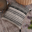 Axyaa Geometric Cotton Cushion Cover with Tassels - 30X50/45X45cm